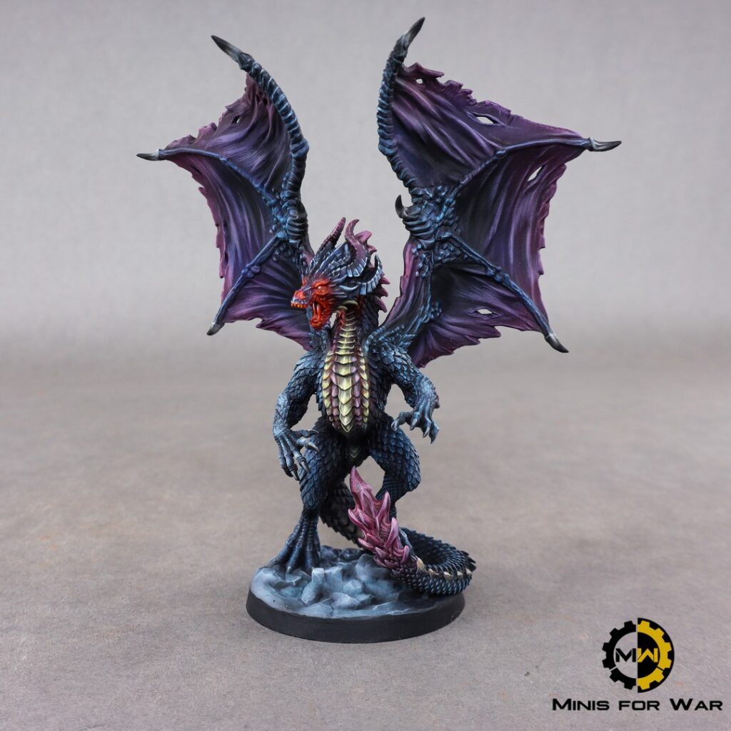 Minis for War - Painted Black Dragon